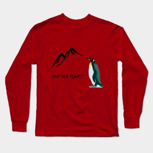 Penguin- Earth Long Sleeve T-Shirt